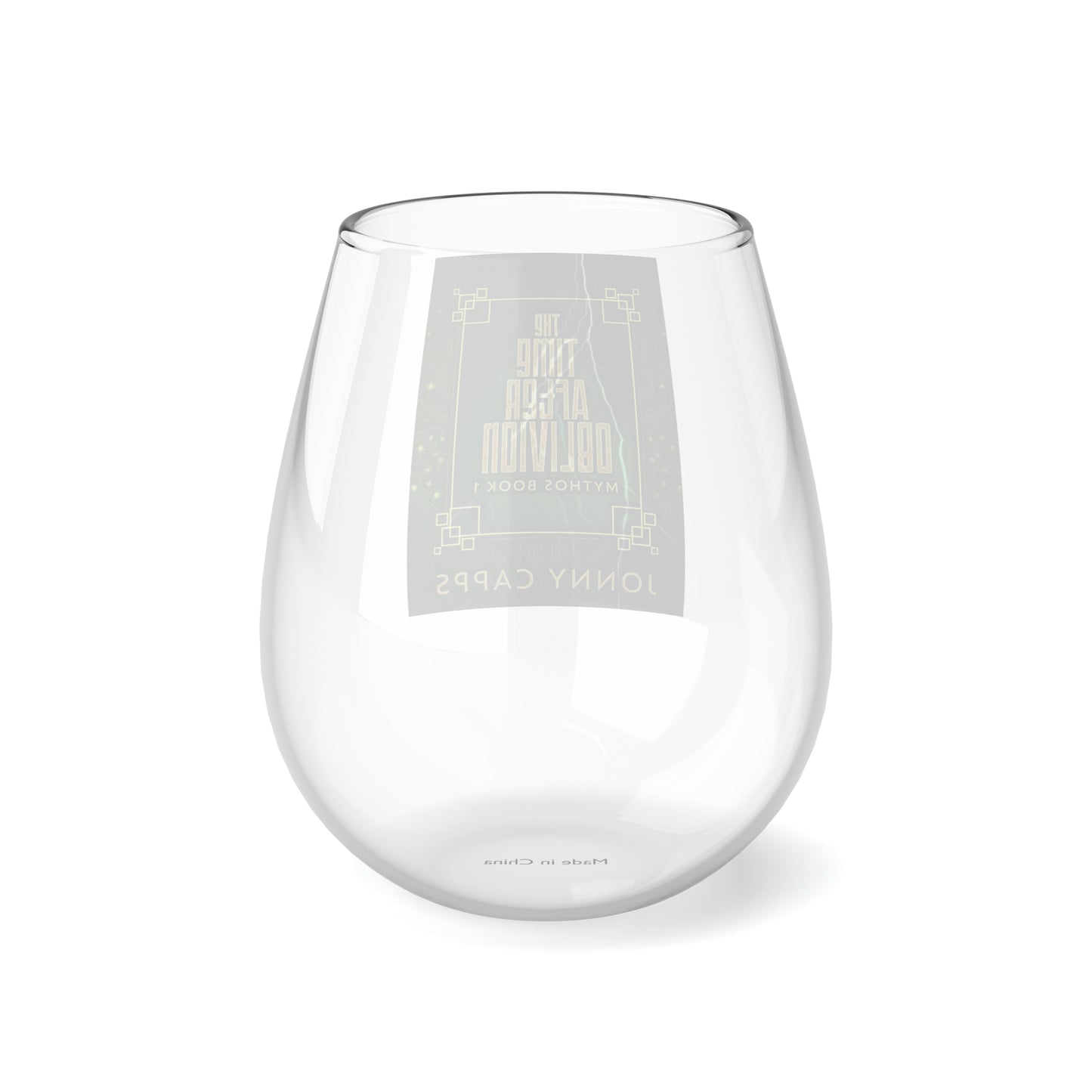 The Time After Oblivion - Stemless Wine Glass, 11.75oz