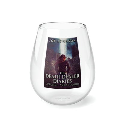 The Death Dealer Diaries - Stemless Wine Glass, 11.75oz