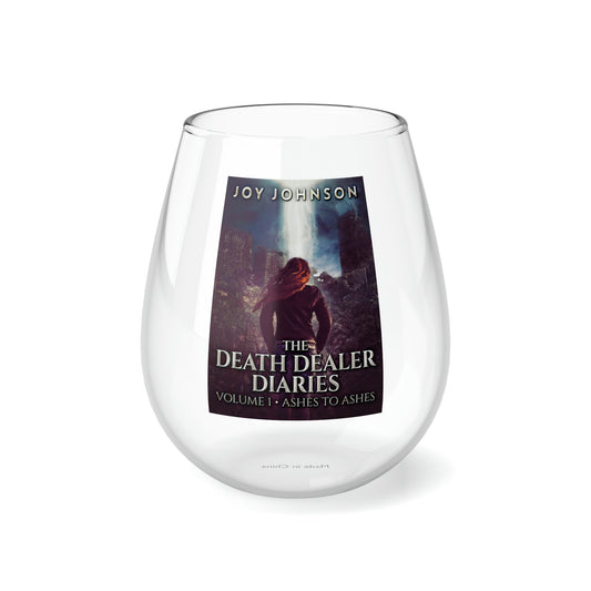 The Death Dealer Diaries - Stemless Wine Glass, 11.75oz