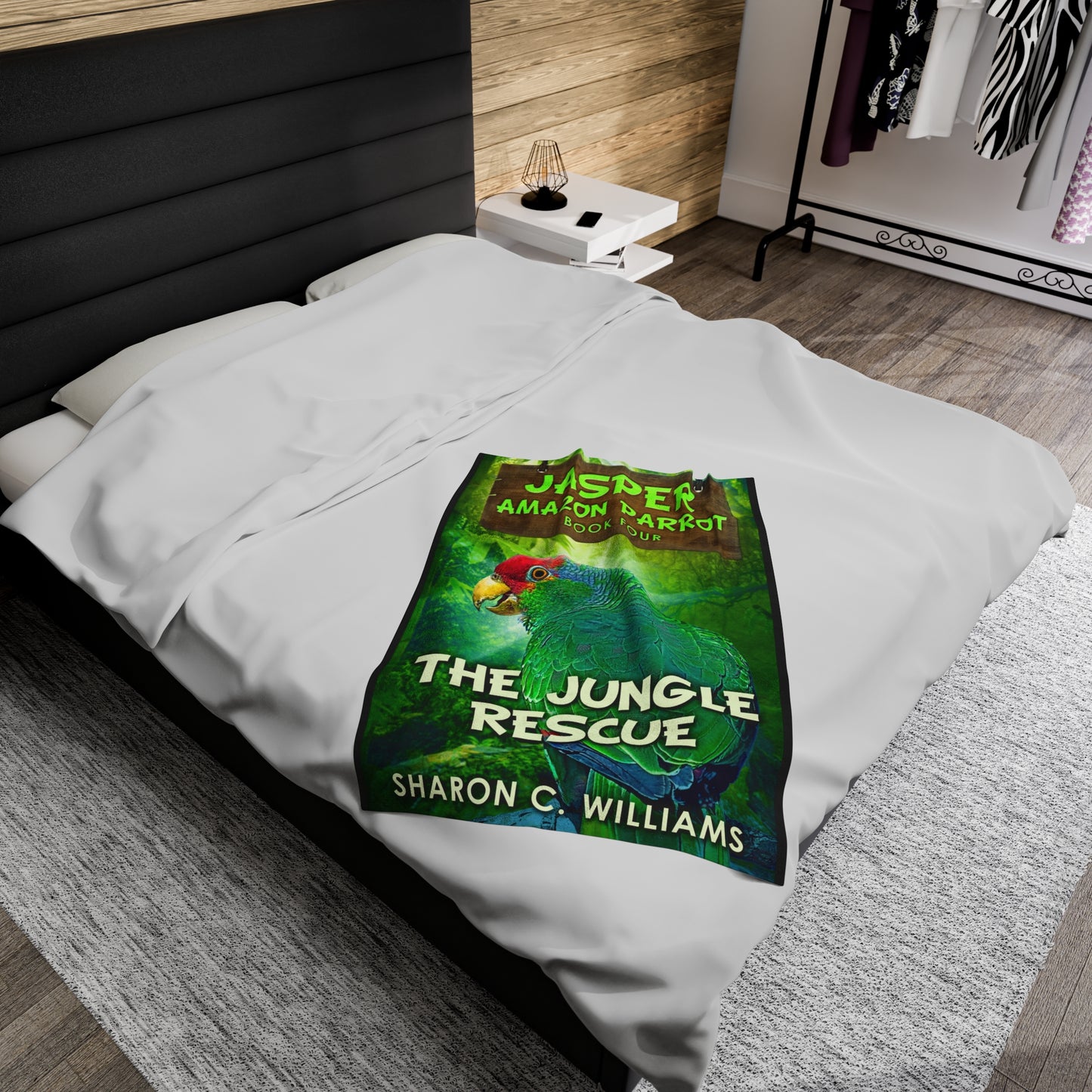 The Jungle Rescue - Velveteen Plush Blanket