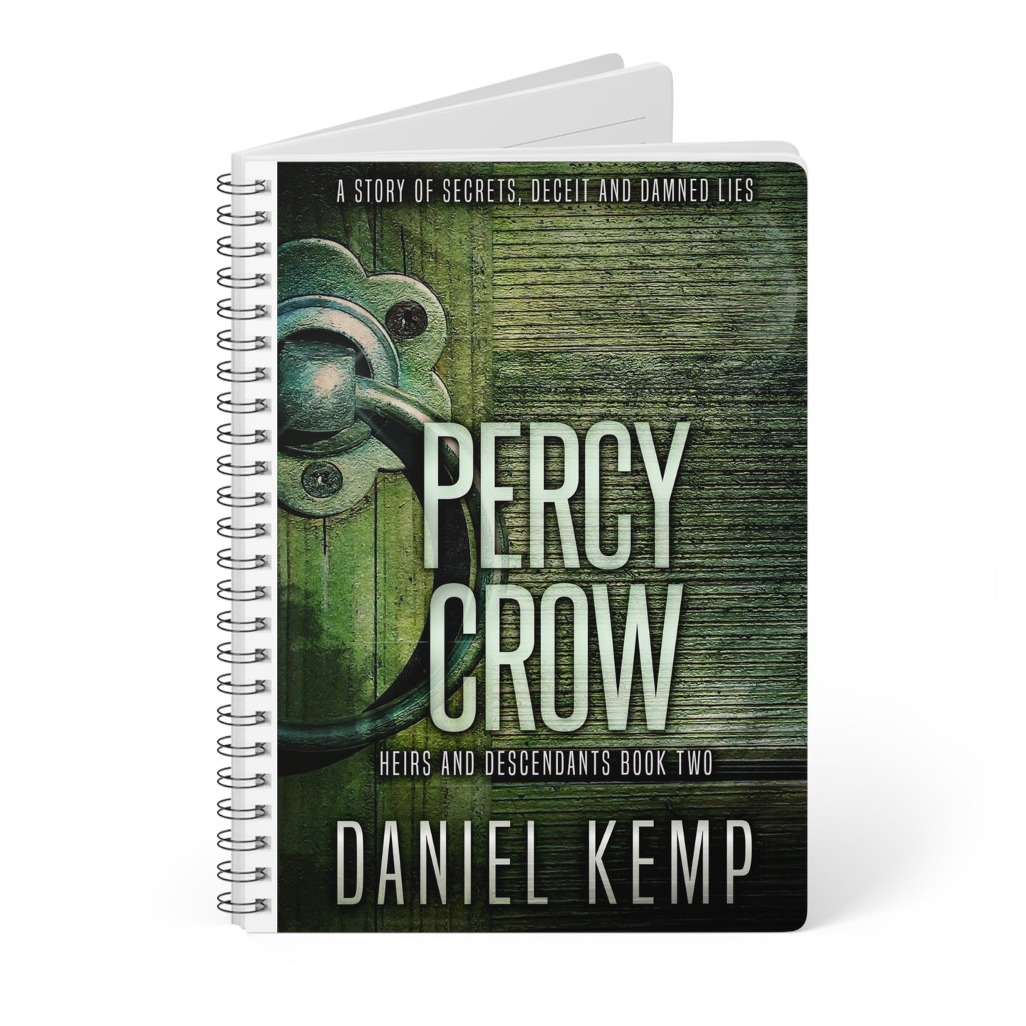 Percy Crow - A5 Wirebound Notebook