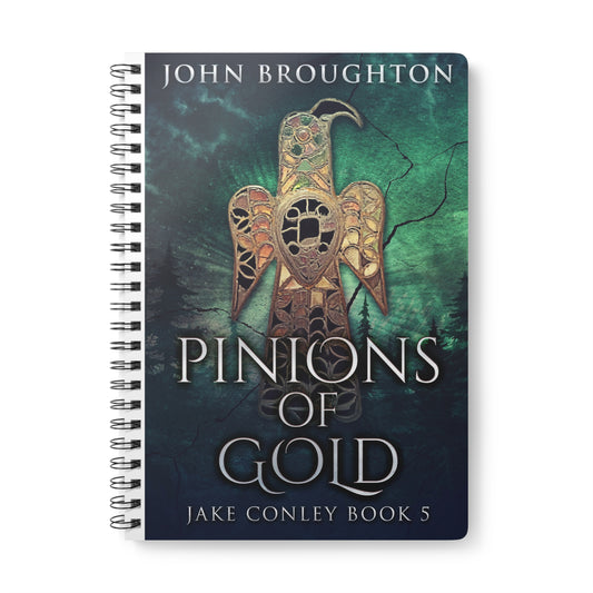 Pinions Of Gold - A5 Wirebound Notebook