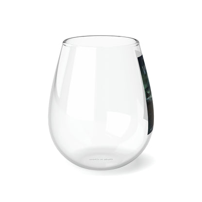 What Hunts Me - Stemless Wine Glass, 11.75oz