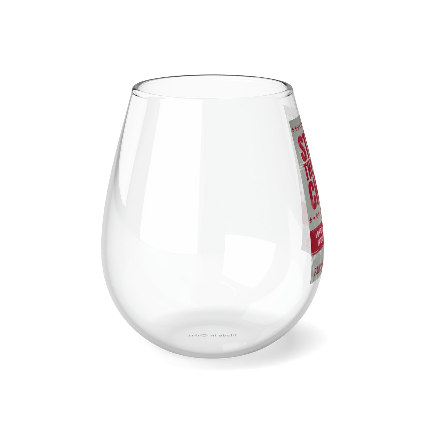 Strike The Right Chord - Stemless Wine Glass, 11.75oz