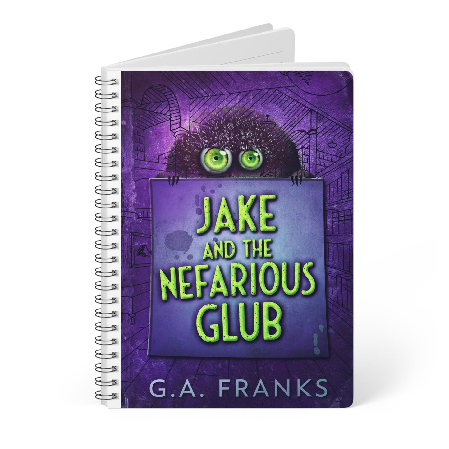 Jake and the Nefarious Glub - A5 Wirebound Notebook