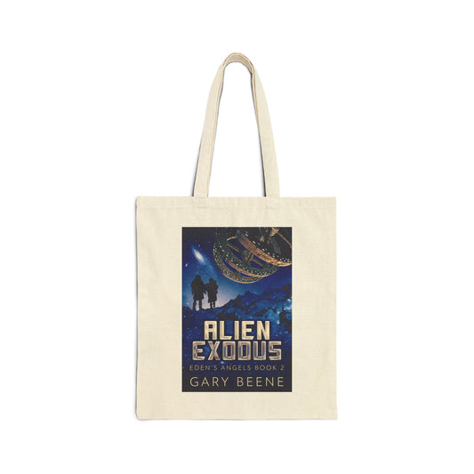 Alien Exodus - Cotton Canvas Tote Bag