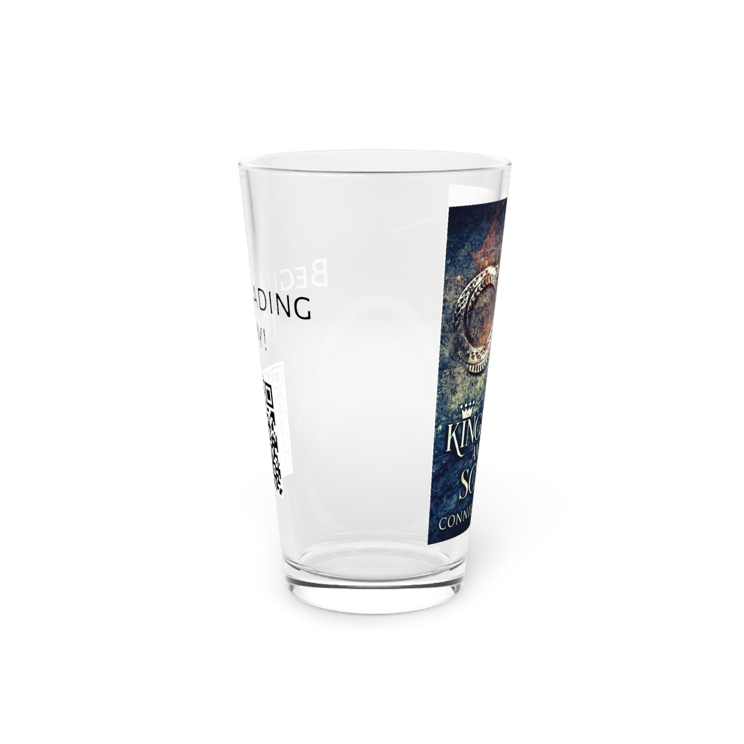 Kingmaker And The Scribe - Pint Glass