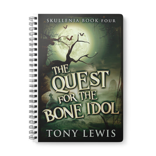 The Quest for the Bone Idol - A5 Wirebound Notebook