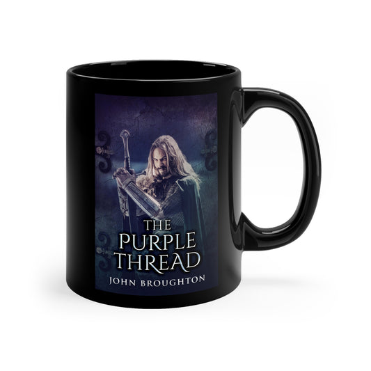The Purple Thread - Black Coffee Mug
