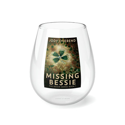 Missing Bessie - Stemless Wine Glass, 11.75oz