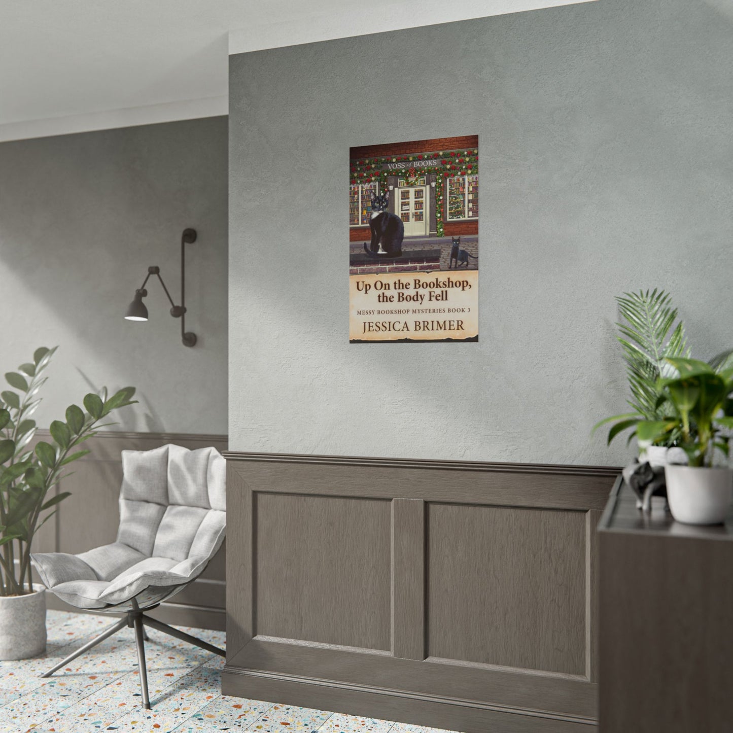 Up On the Bookshop, the Body Fell - Poster