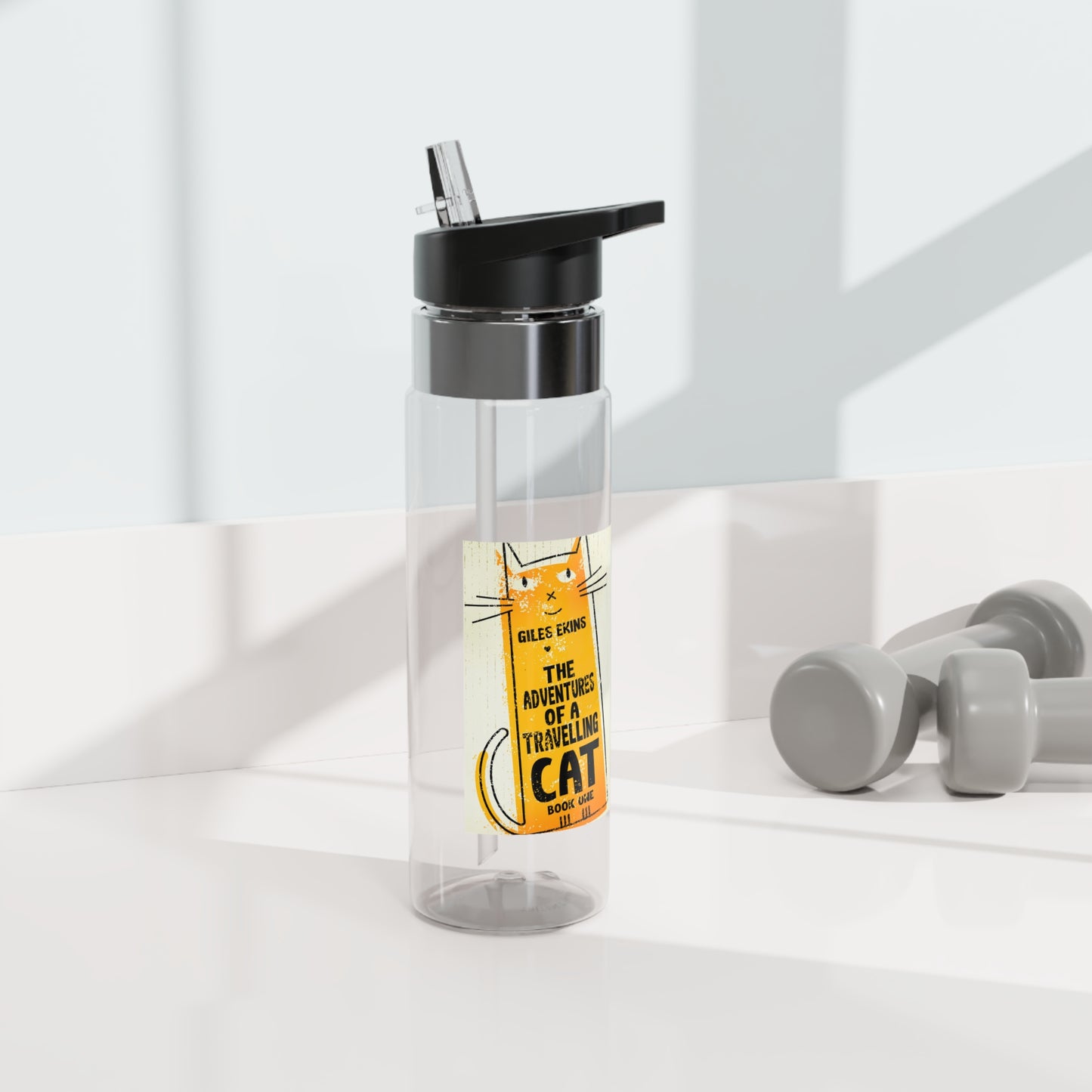 The Adventures Of A Travelling Cat - Kensington Sport Bottle