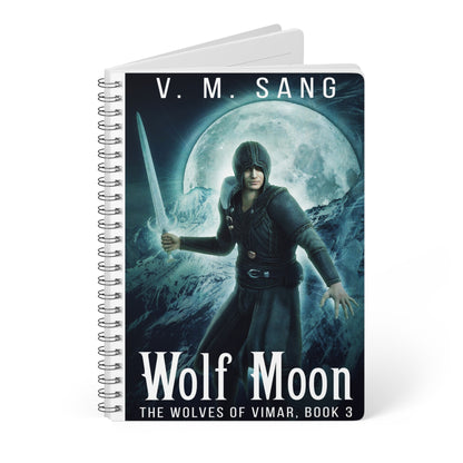 Wolf Moon - A5 Wirebound Notebook