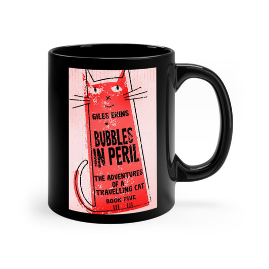 Bubbles In Peril - Black Coffee Mug