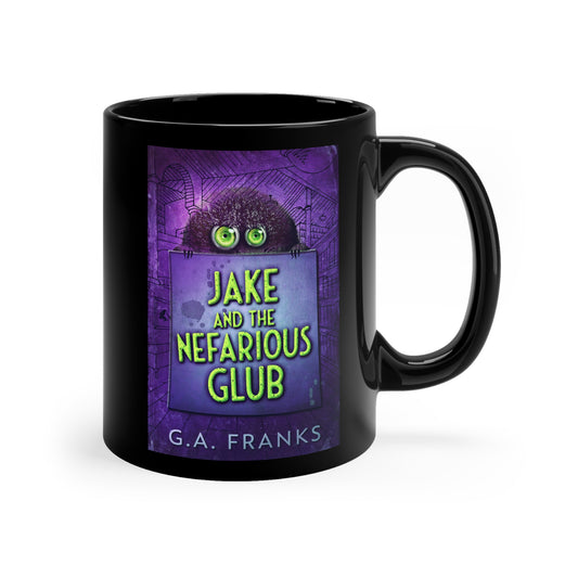 Jake and the Nefarious Glub - Black Coffee Mug