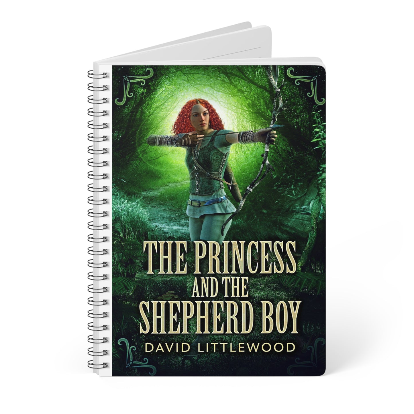 The Princess And The Shepherd Boy - A5 Wirebound Notebook