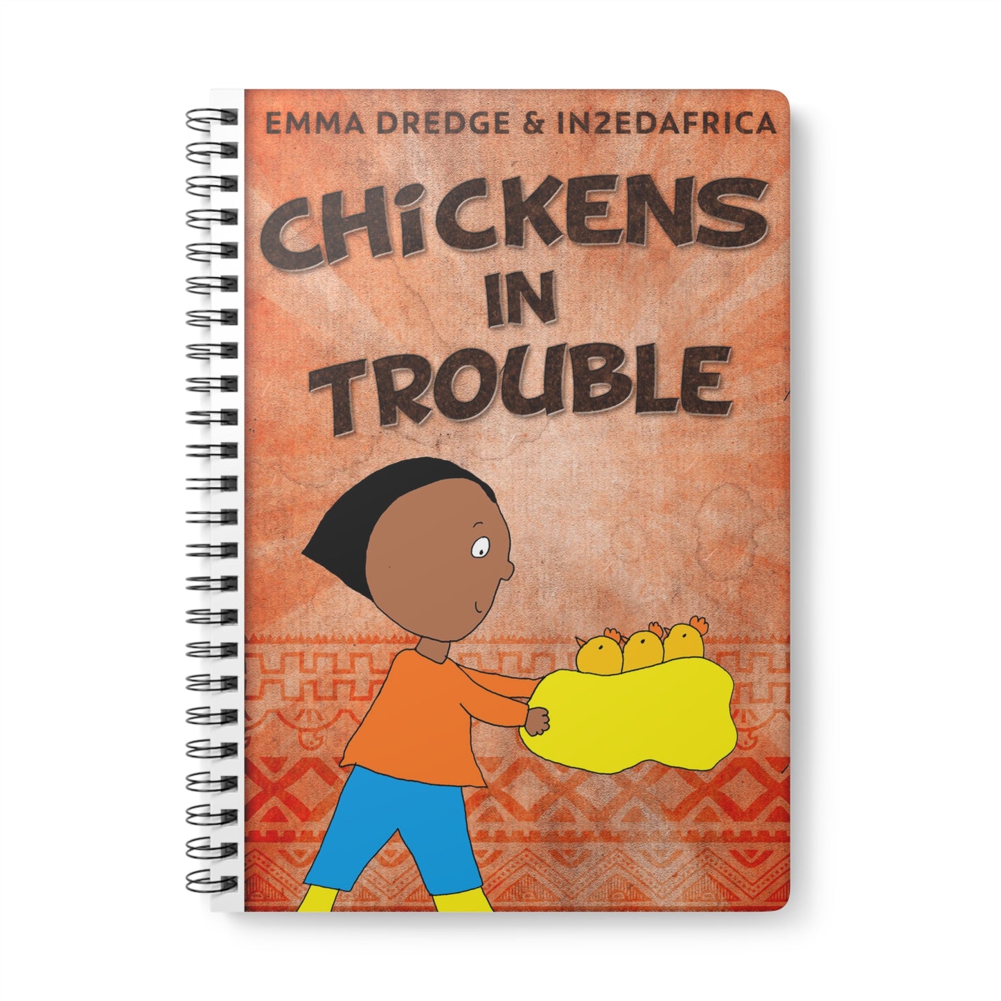 Chickens In Trouble - A5 Wirebound Notebook