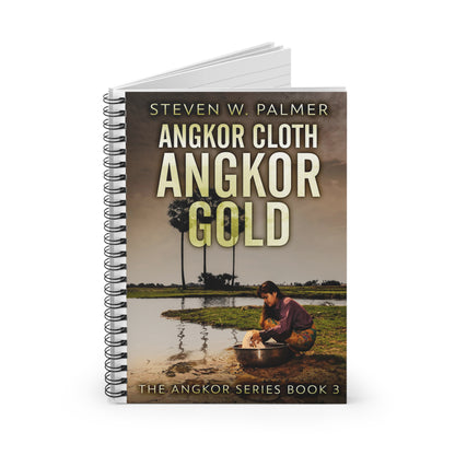 Angkor Cloth, Angkor Gold - Spiral Notebook