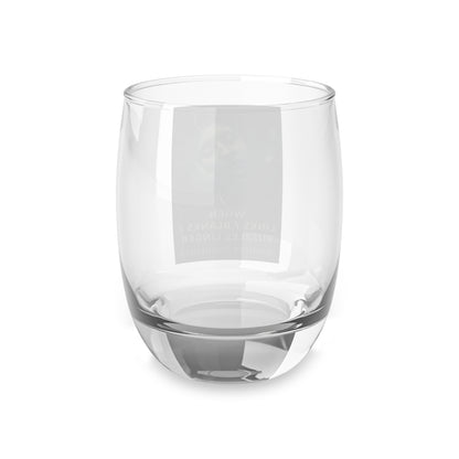 When Links / Blanks / Puzzles Linger - Whiskey Glass