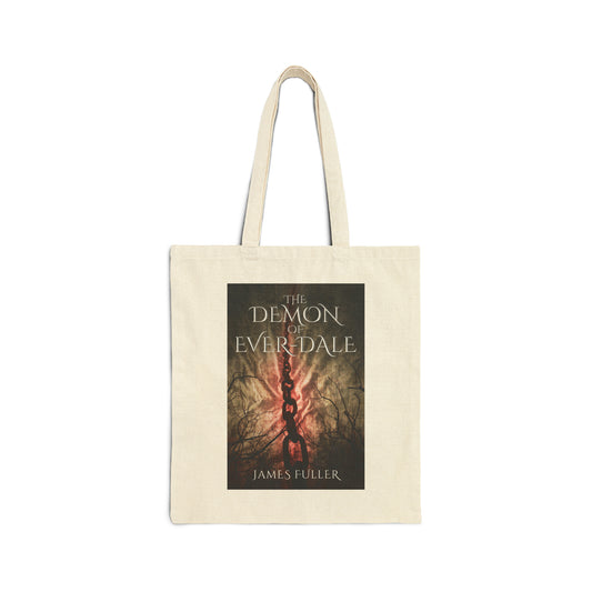 The Demon of Ever-Dale - Cotton Canvas Tote Bag