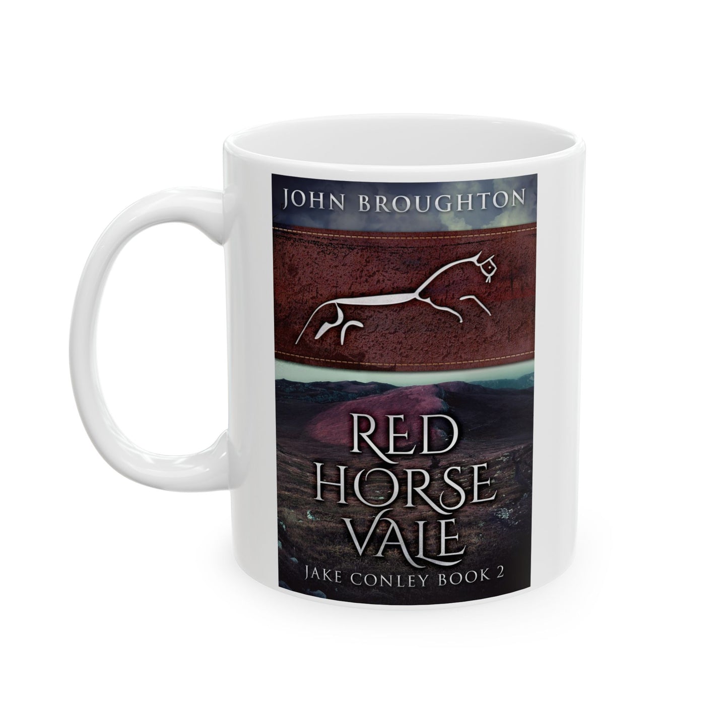 Red Horse Vale - White Coffee Mug