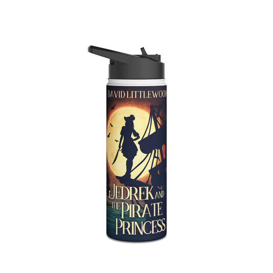 Jedrek And The Pirate Princess - Stainless Steel Water Bottle