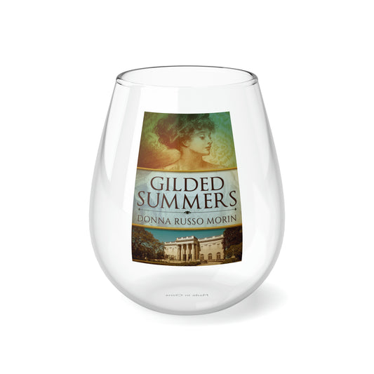 Gilded Summers - Stemless Wine Glass, 11.75oz