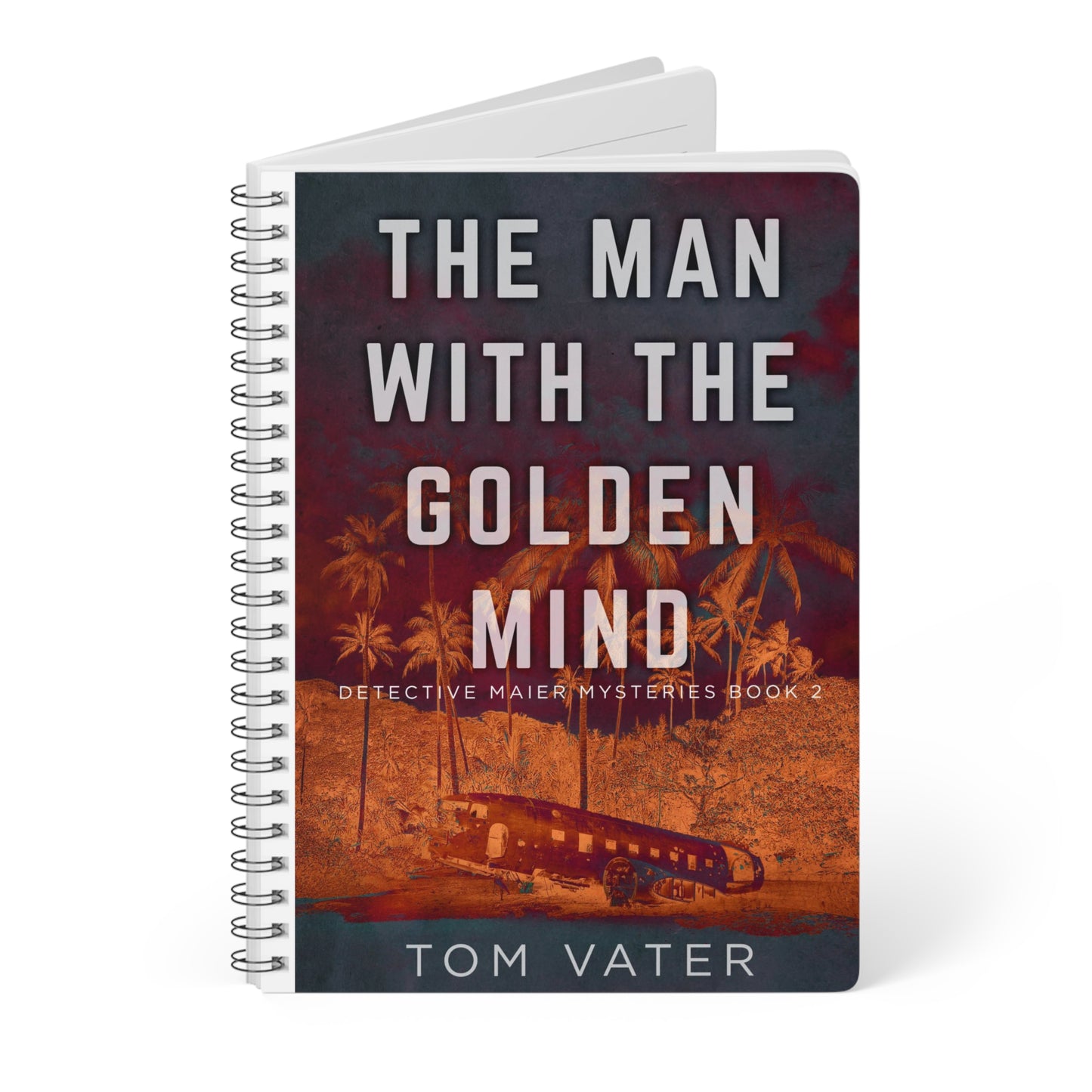 The Man With The Golden Mind - A5 Wirebound Notebook