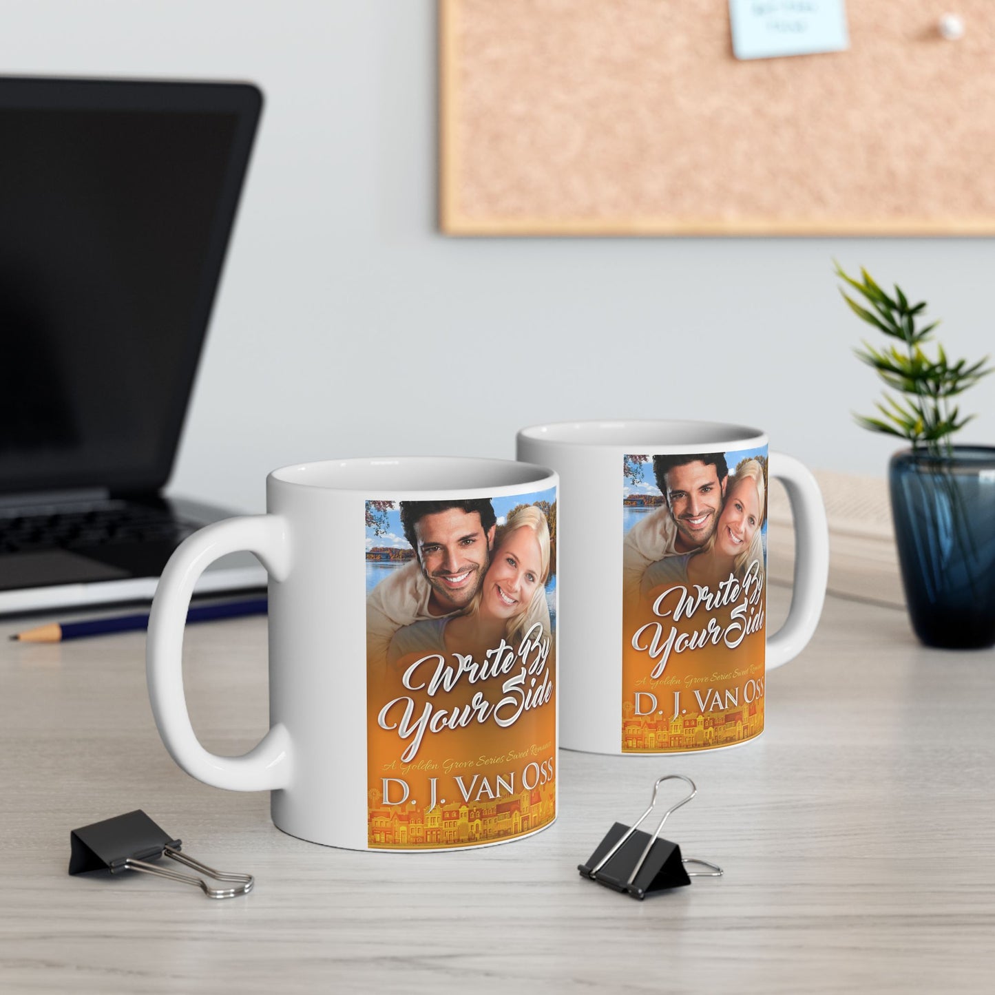 Write By Your Side - White Coffee Mug