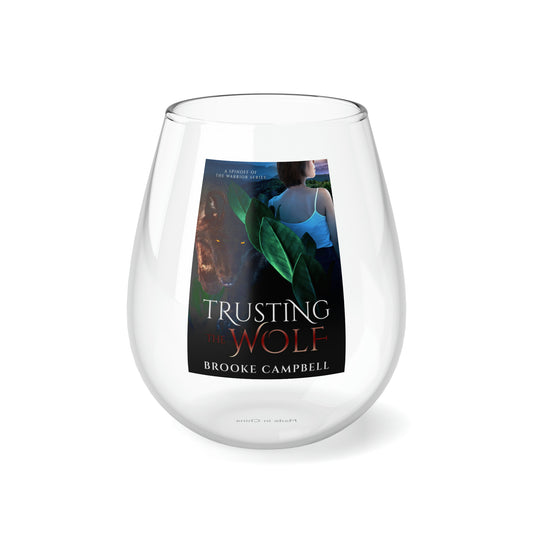 Trusting the Wolf - Stemless Wine Glass, 11.75oz