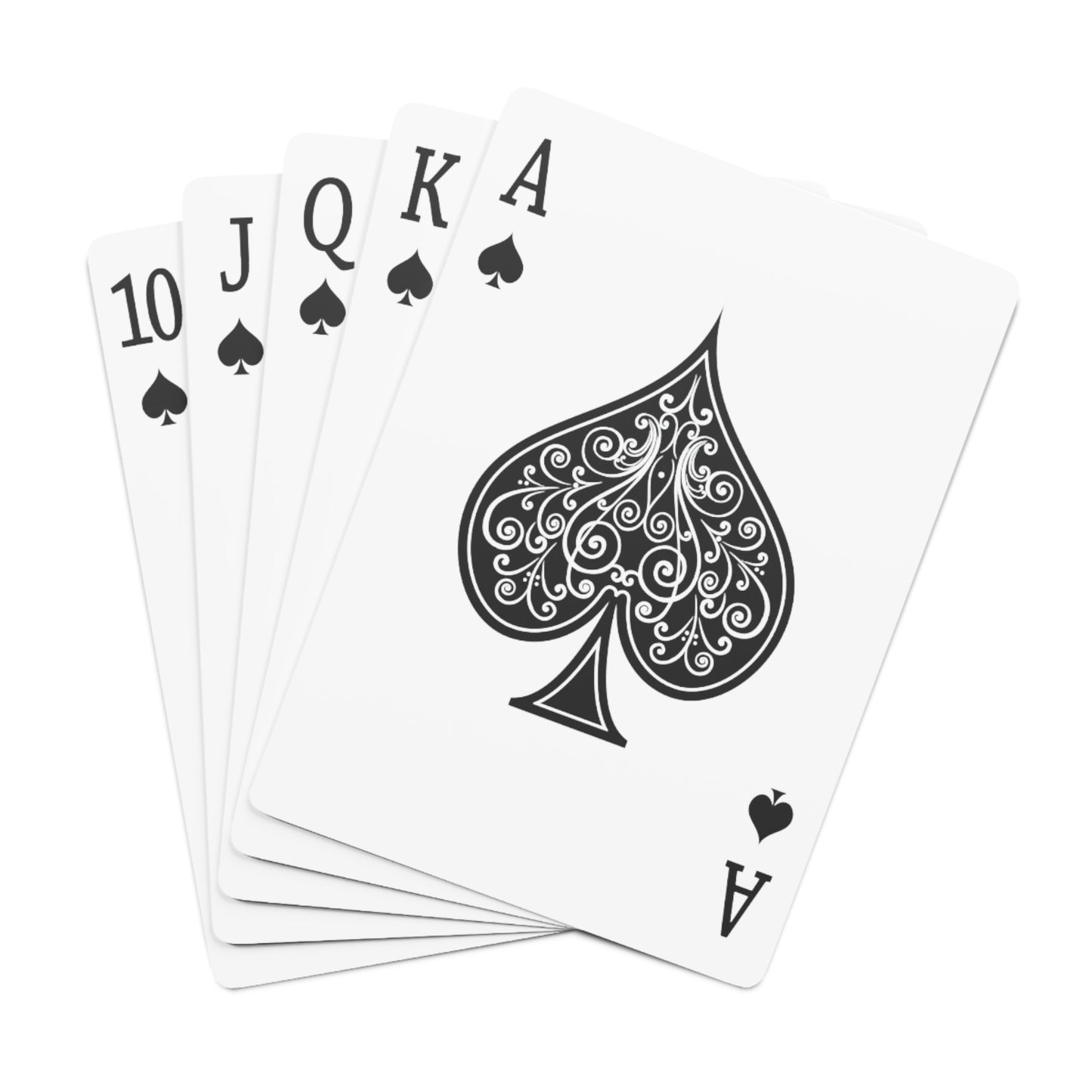 A Man's Face - Poker Cards
