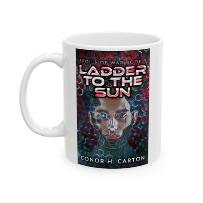 Ladder To The Sun - White Coffee Mug