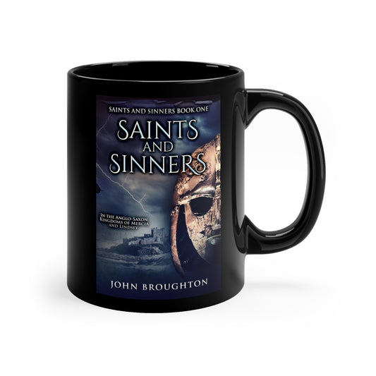 Saints And Sinners - Black Coffee Mug