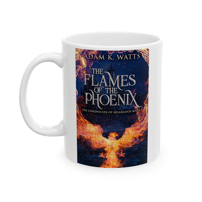 The Flames Of The Phoenix - White Coffee Mug