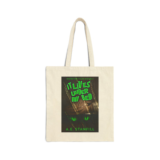 It Lives Under My Bed - Cotton Canvas Tote Bag