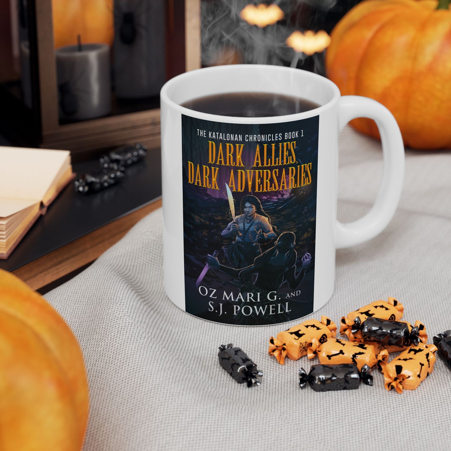 Dark Allies, Dark Adversaries - White Coffee Mug