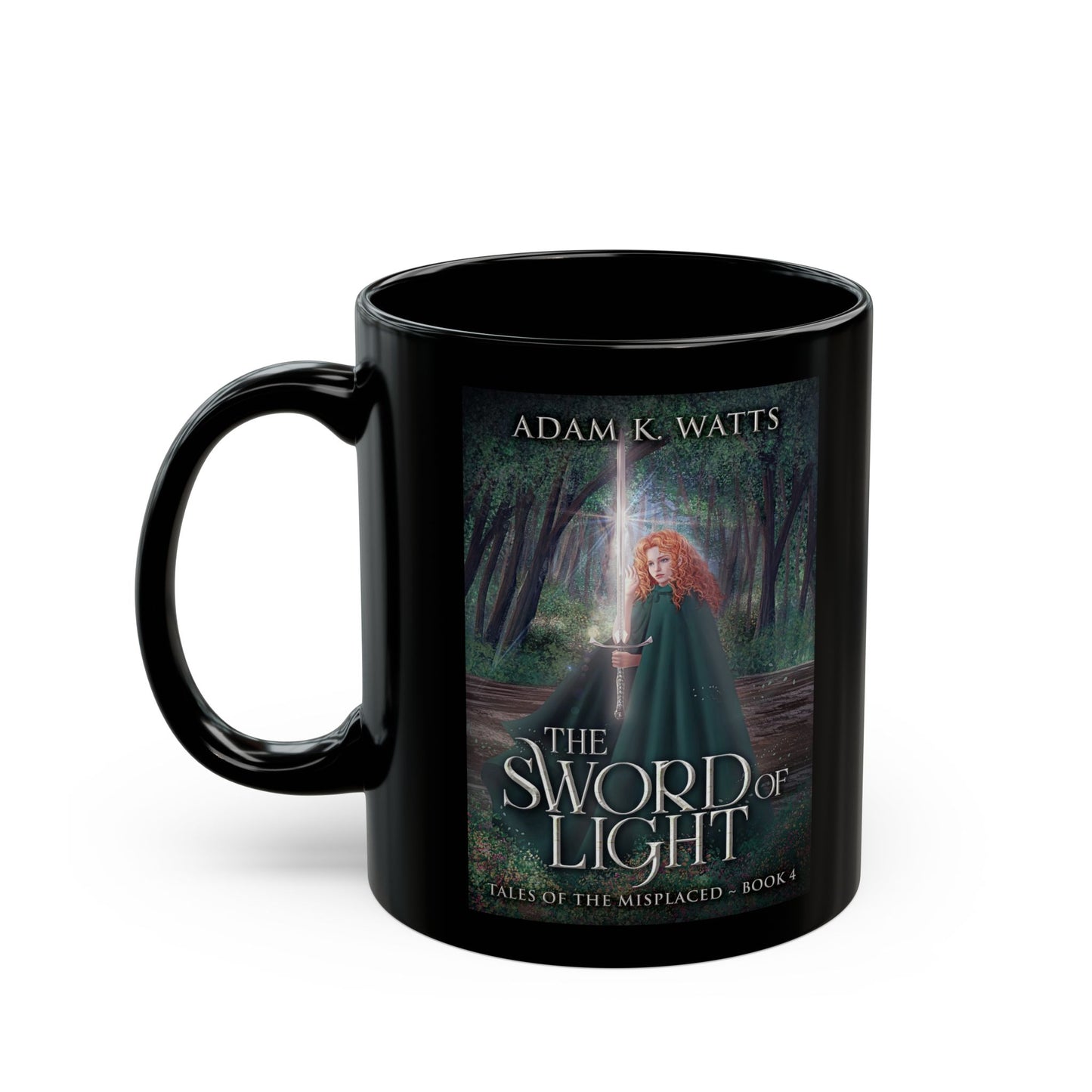 The Sword of Light - Black Coffee Mug