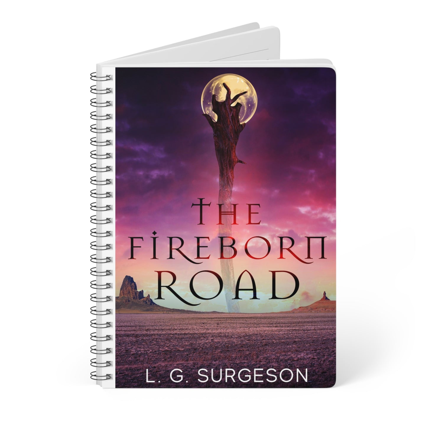 The Fireborn Road - A5 Wirebound Notebook