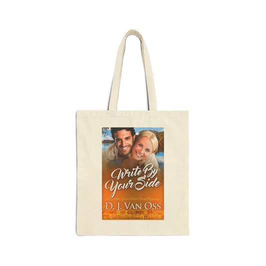 Write By Your Side - Cotton Canvas Tote Bag