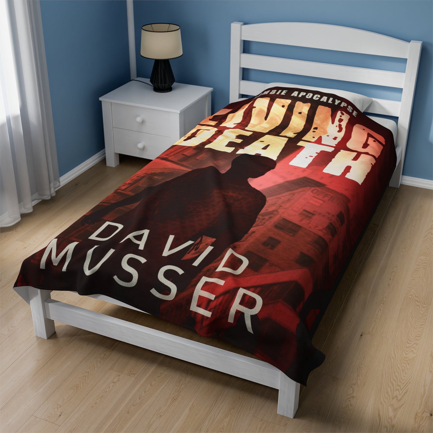 Living Death - Zombie Apocalypse - Velveteen Plush Blanket