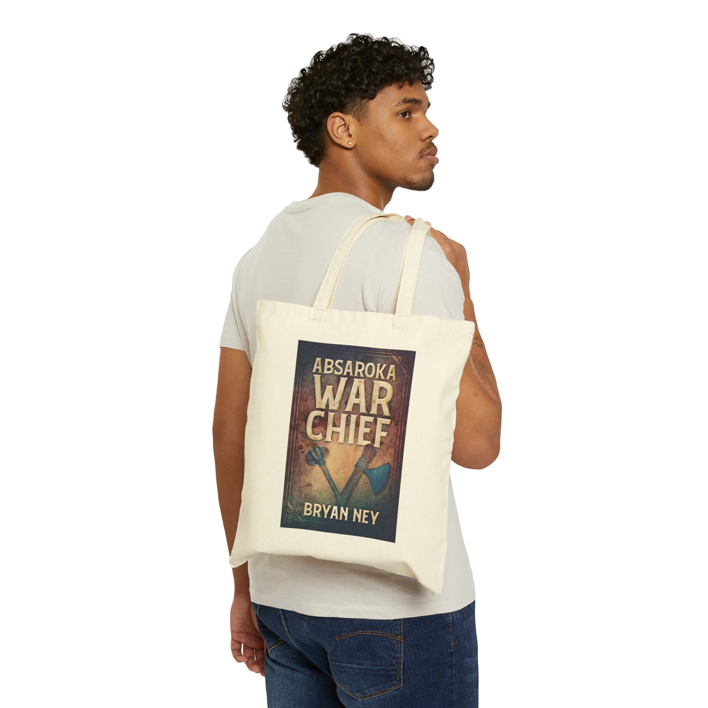 Absaroka War Chief - Cotton Canvas Tote Bag
