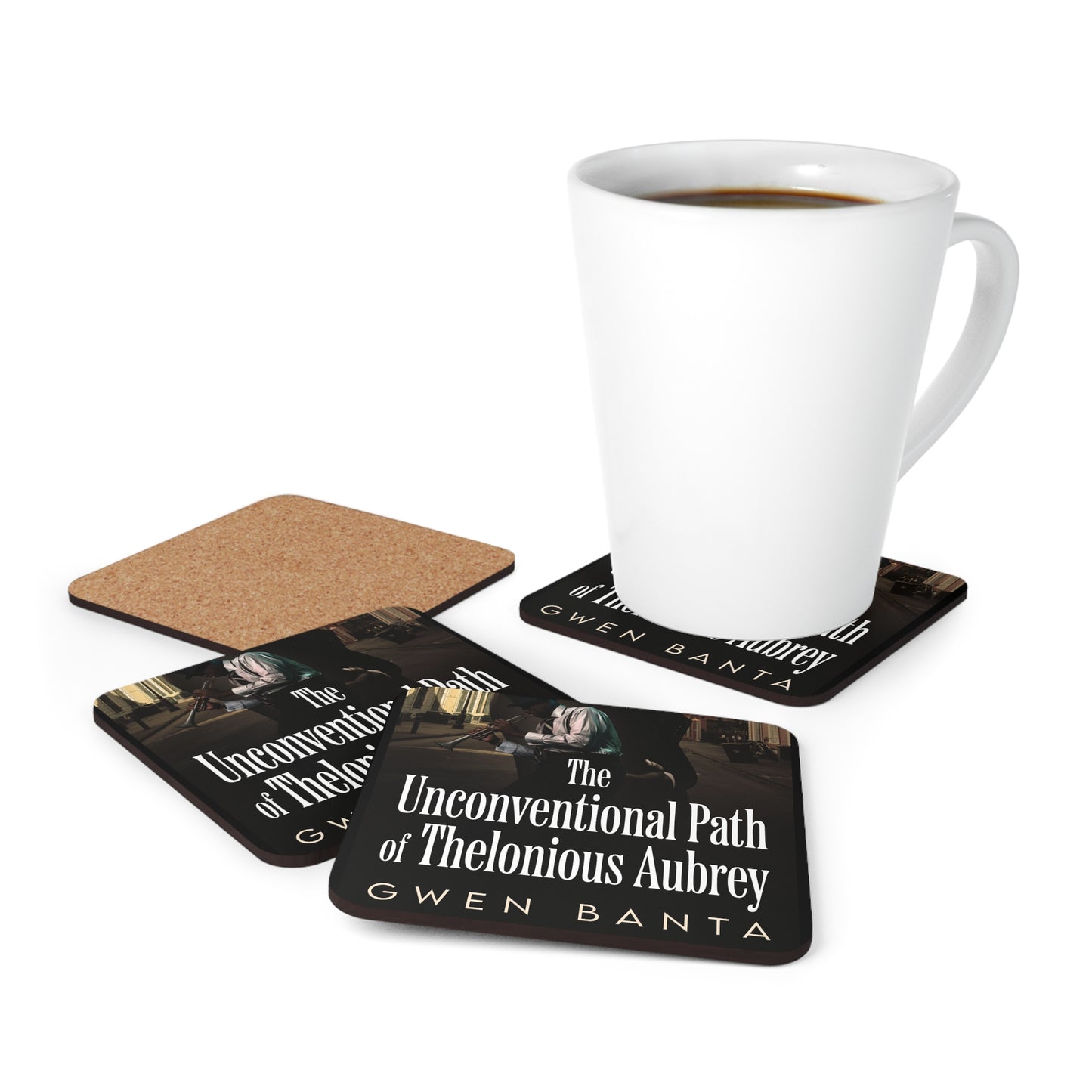 The Unconventional Path of Thelonious Aubrey - Corkwood Coaster Set