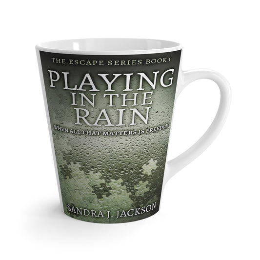 Playing in The Rain - Latte Mug