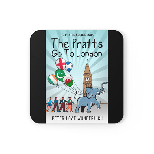 The Pratts Go To London - Corkwood Coaster Set