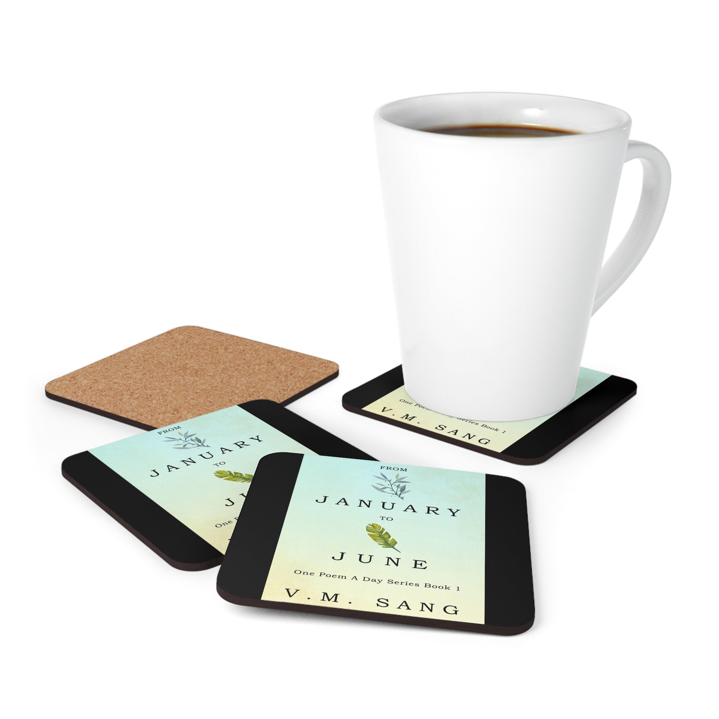 From January to June - Corkwood Coaster Set