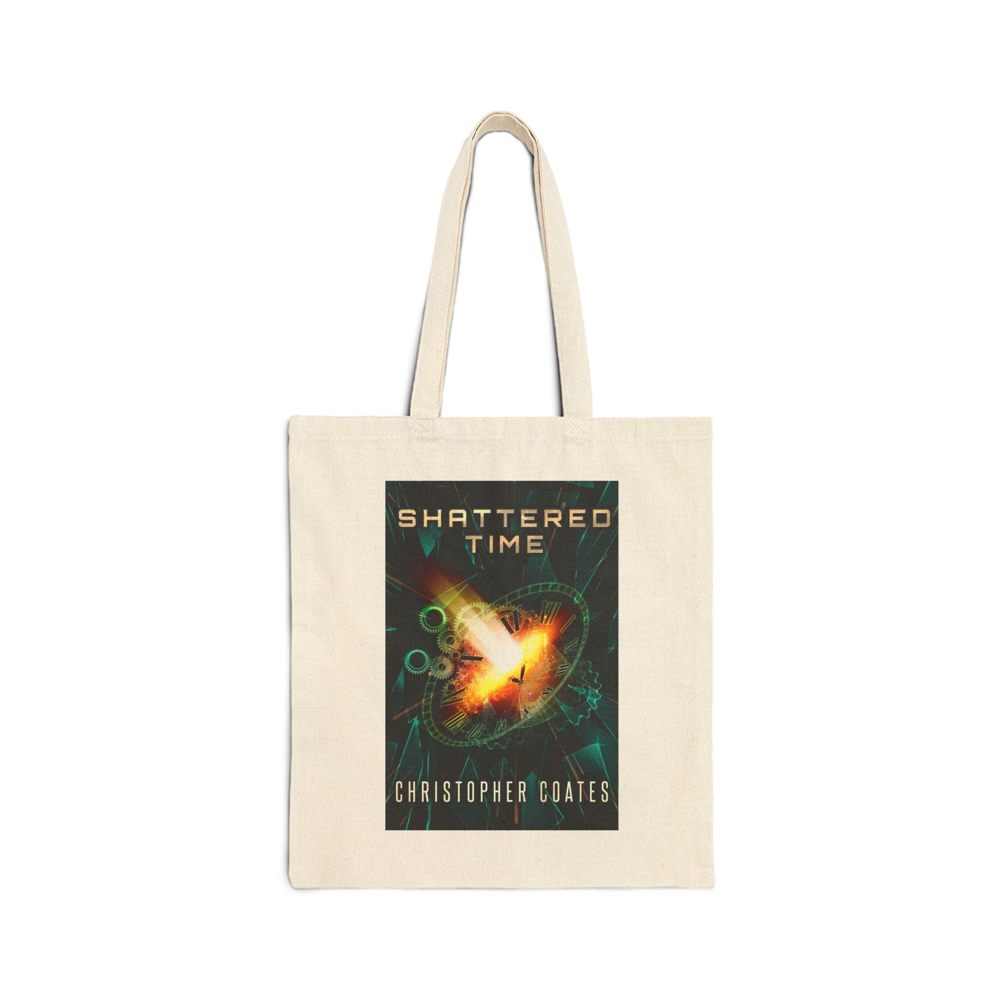 Shattered Time - Cotton Canvas Tote Bag