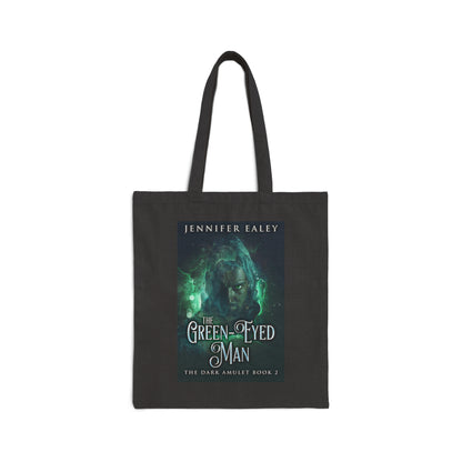 The Green-Eyed Man - Cotton Canvas Tote Bag
