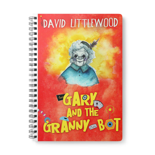Gary And The Granny-Bot - A5 Wirebound Notebook