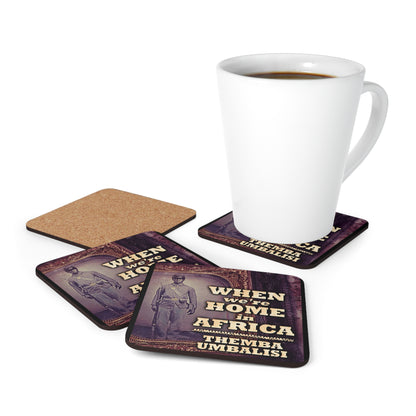 When We're Home In Africa - Corkwood Coaster Set