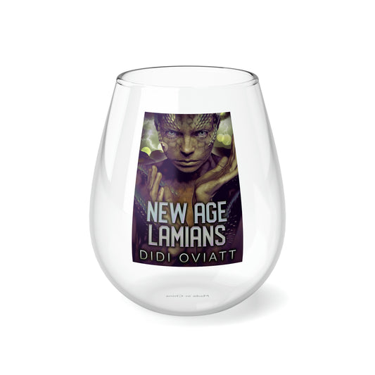 New Age Lamians - Stemless Wine Glass, 11.75oz